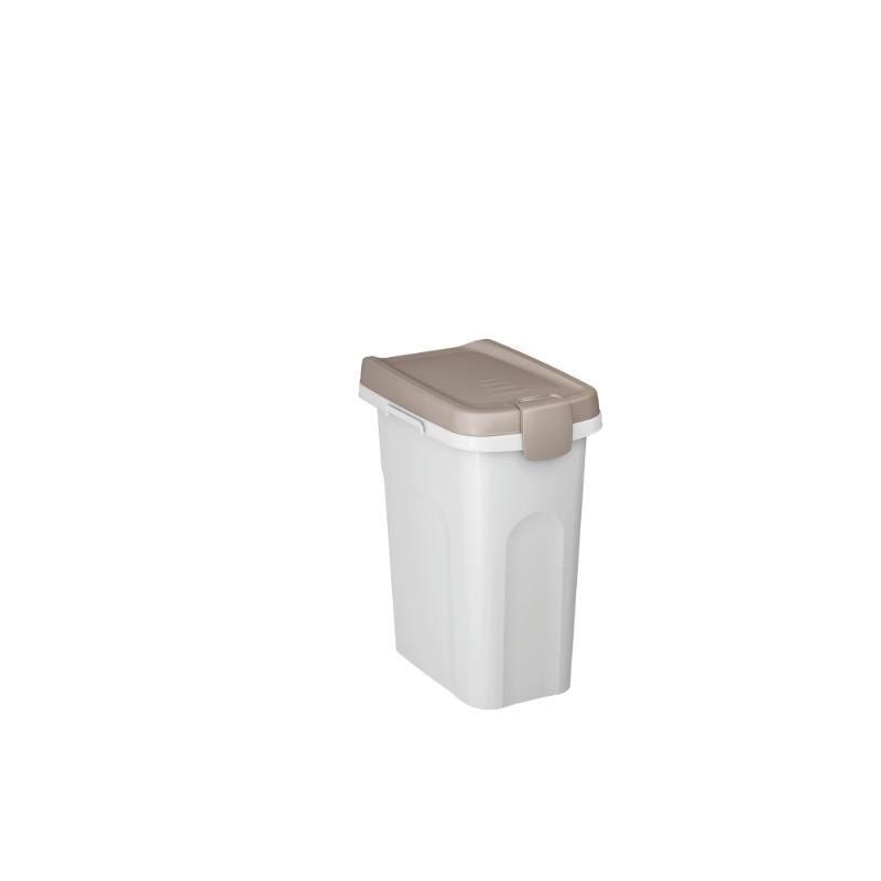 Stefanplast foderbeholder, hvid/sand, 15 liter Hundeudstyr 281124