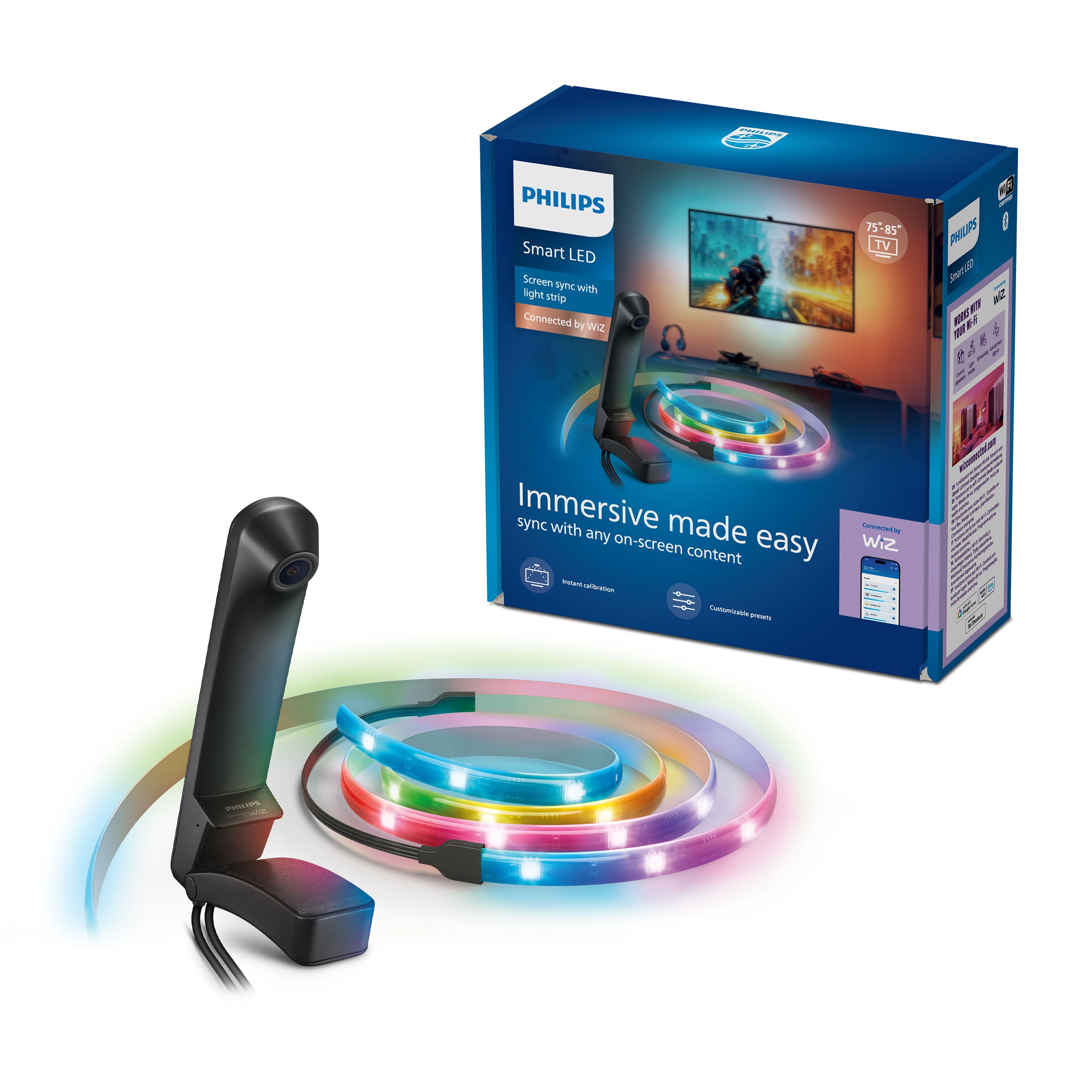 Philips Smart Lighting Screen sync med LED-strip til 75"-85" TV Smart Home 929004799521