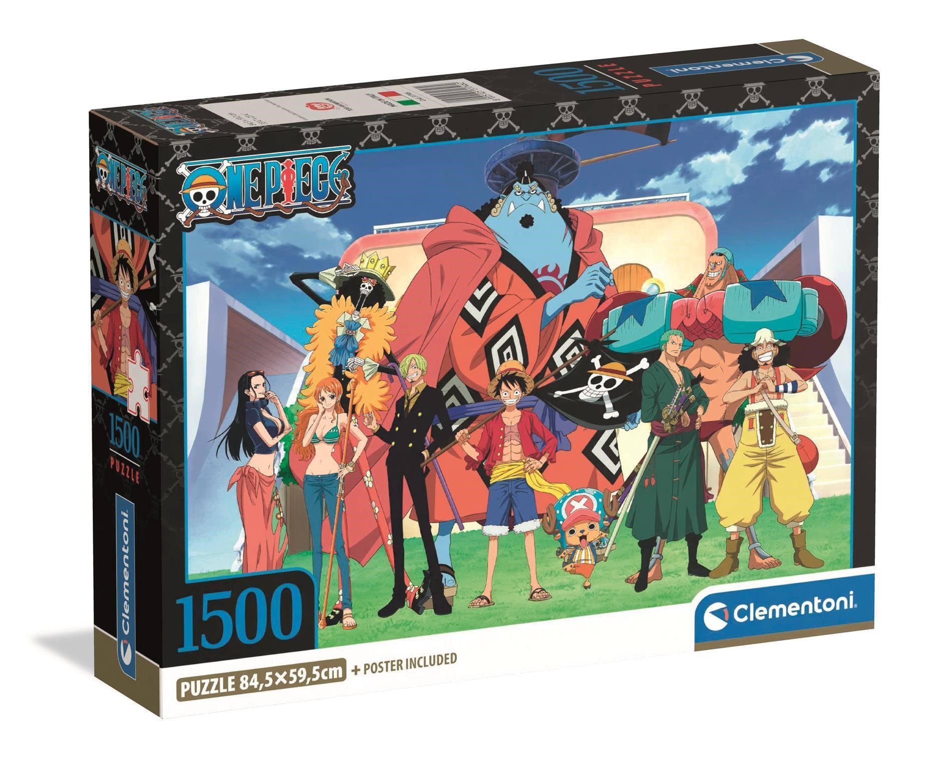 Clementoni Puslespil HQC One Piece, 1500 brikker 2D Puslespil Puslespil 31746