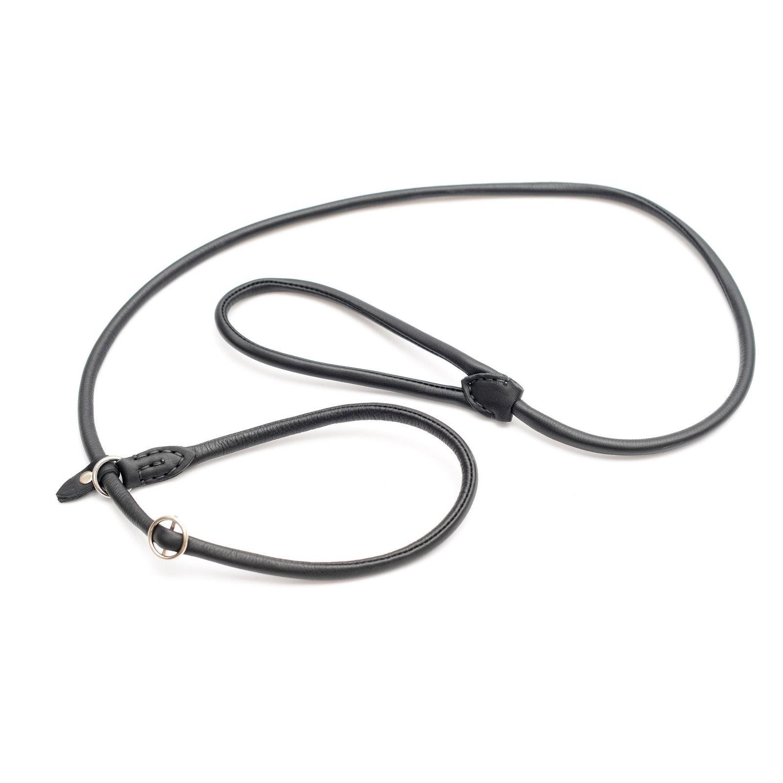 Timely PARIS Retrieverline Sort 6 mm. 120 cm. krom m/stop Hundeudstyr 5907784918536