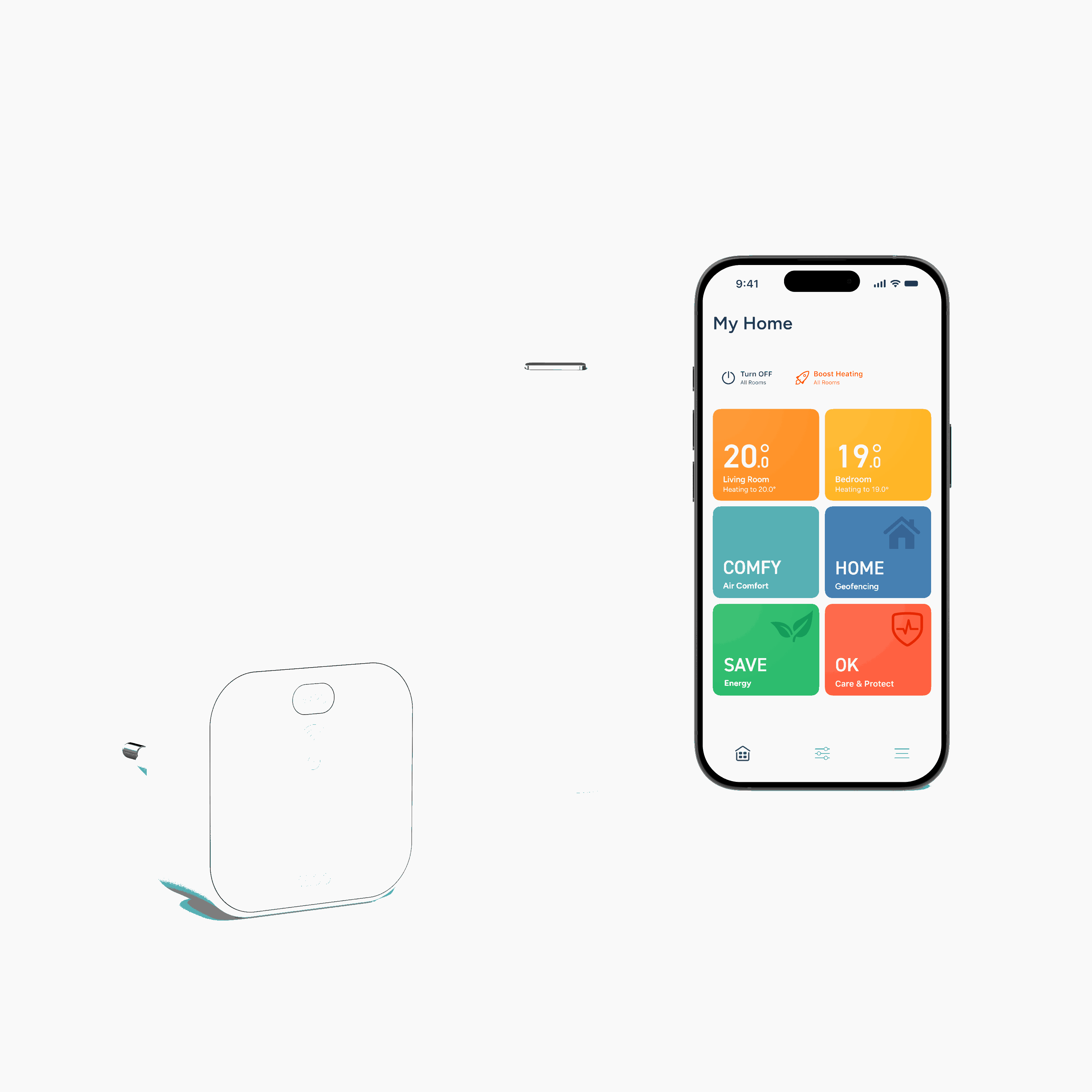 tado Kablet smart termostat X (2. gen) - Startpakke Smart Home TAD-106332