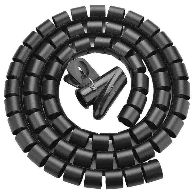 UGREEN LP121 cover/cable organizer - 5m - Black Kabel Organisering Sort 6957303838202