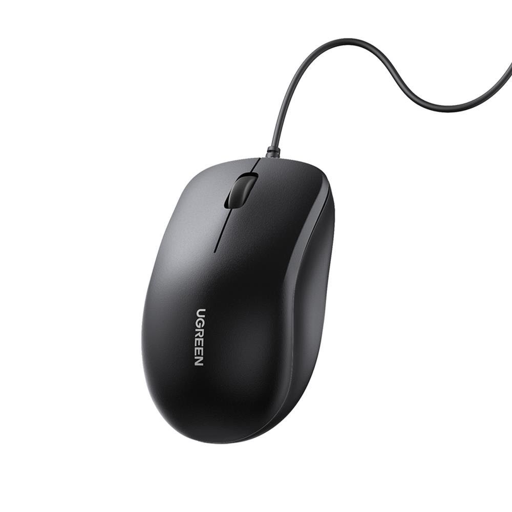 UGREEN Wired optical mouse - Black - Sort Mus 90789