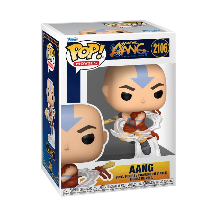 Funko! - Funko POP Vinyl Aang:TLA Aang Merchandise 90250