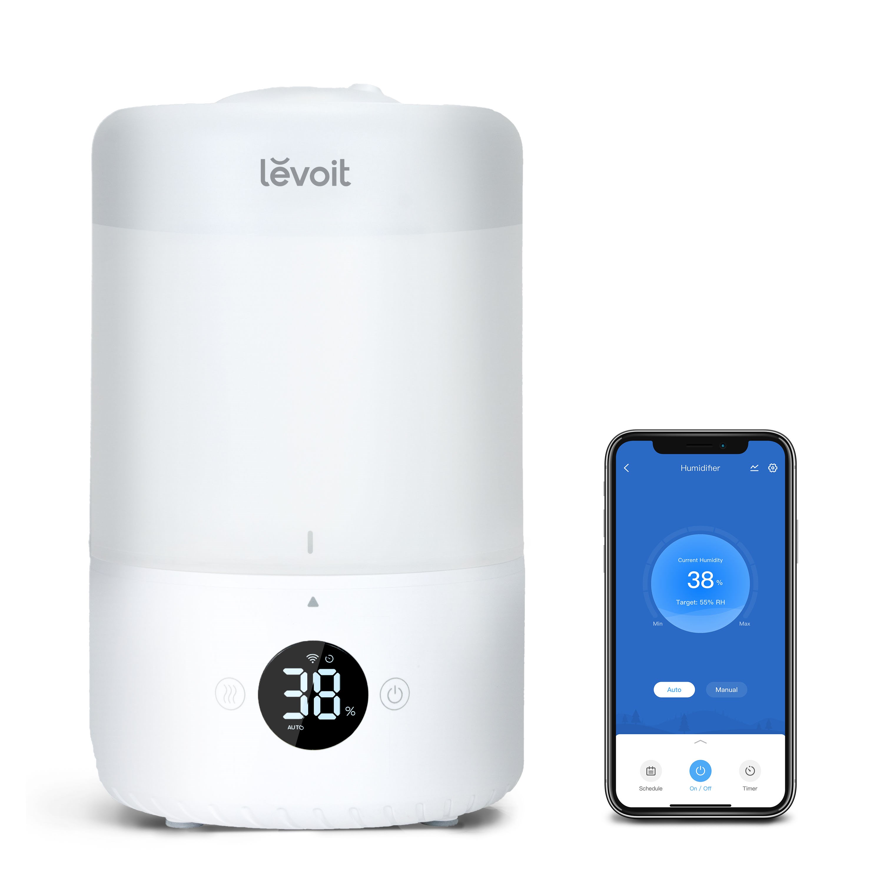 Levoit Dual 200S Smart Top-Fill Humidifier Klimaventilator HEAPHULVSEU0035