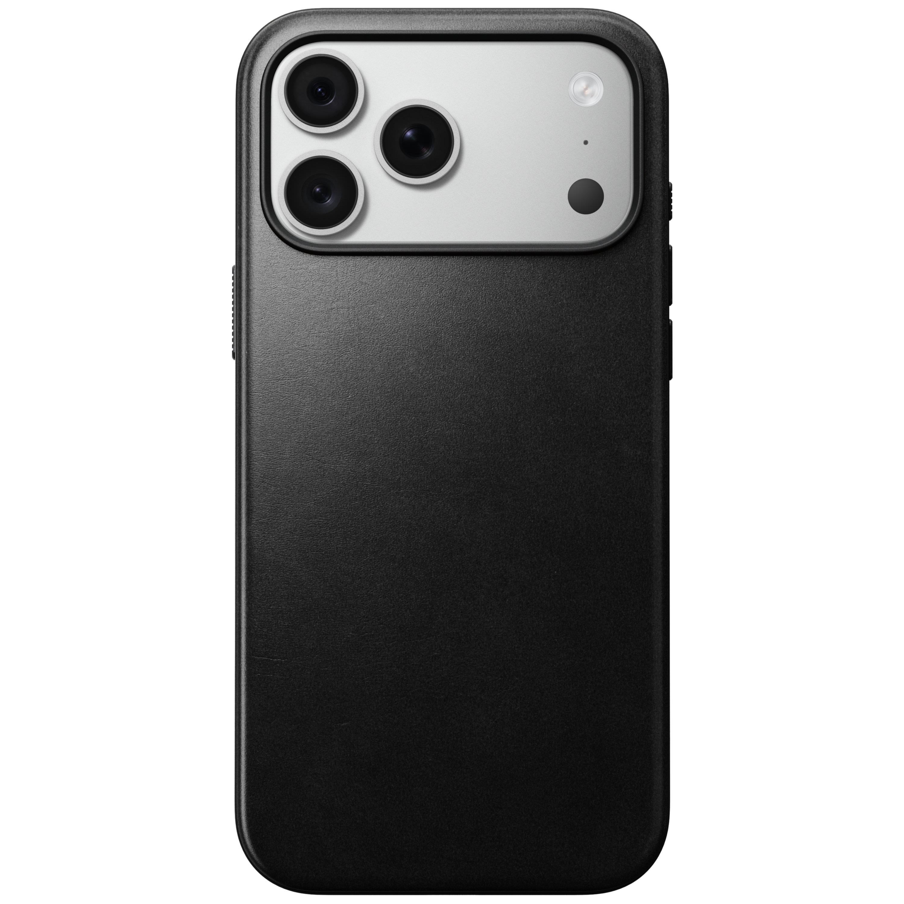 Nomad Modern Leather Case - black (Horween) - iPhone 18 Pro Max/17 Pro Max