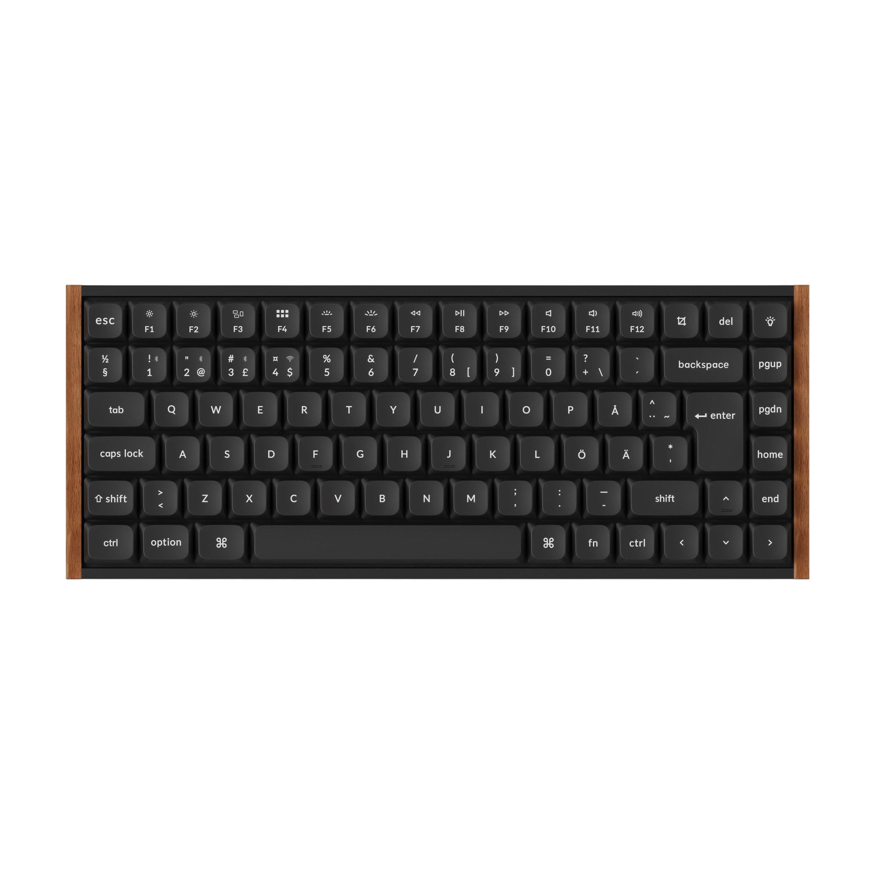 Keychron K3 Ultra SE 75% 8K Keychron Milk POM Brown - Gaming Tastatur - Uden Numpad - Nordisk - Sort