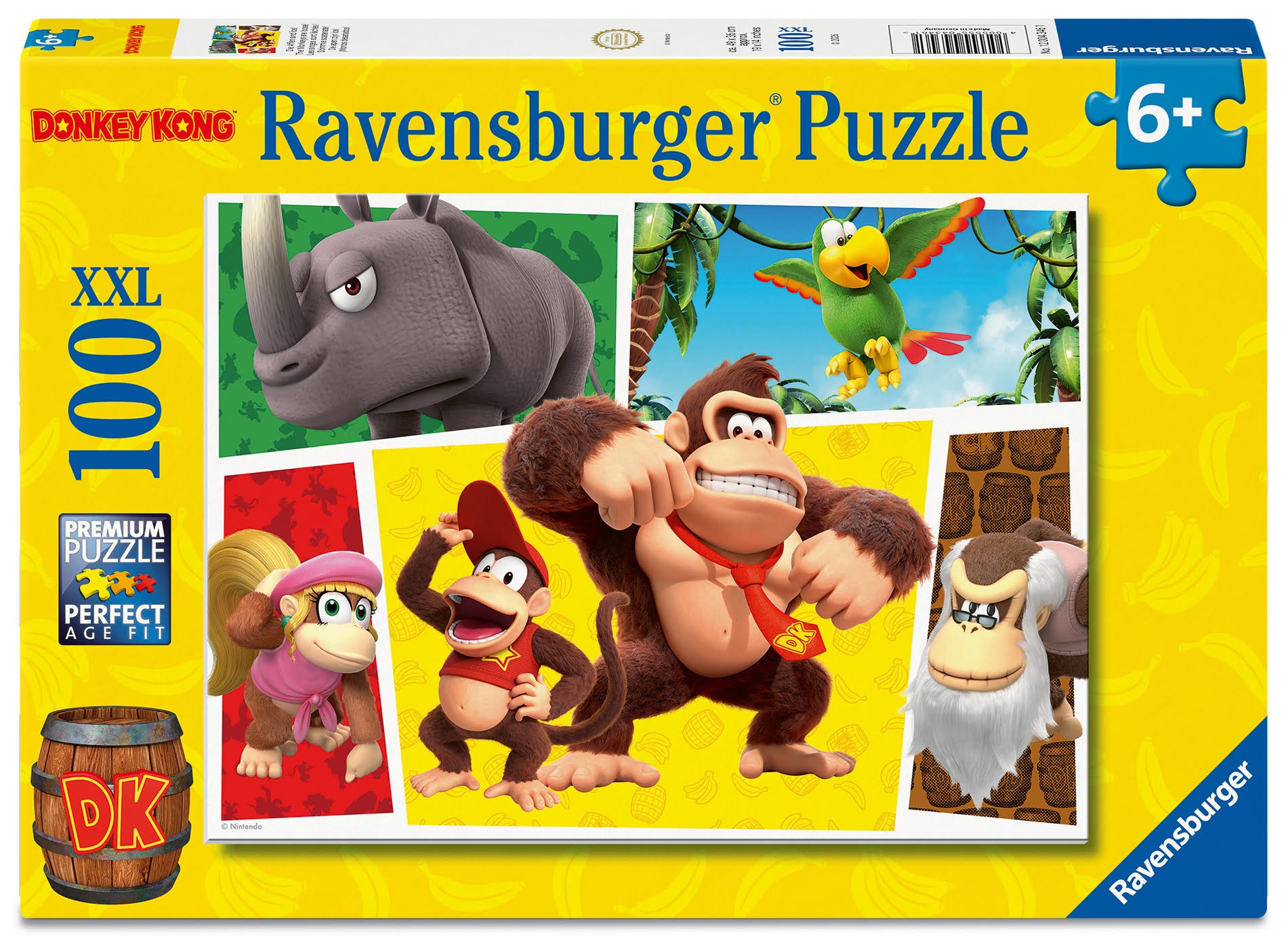 Ravensburger Super Mario - Aberne er sluppet løs! 100 brikker Puslespil 12004346