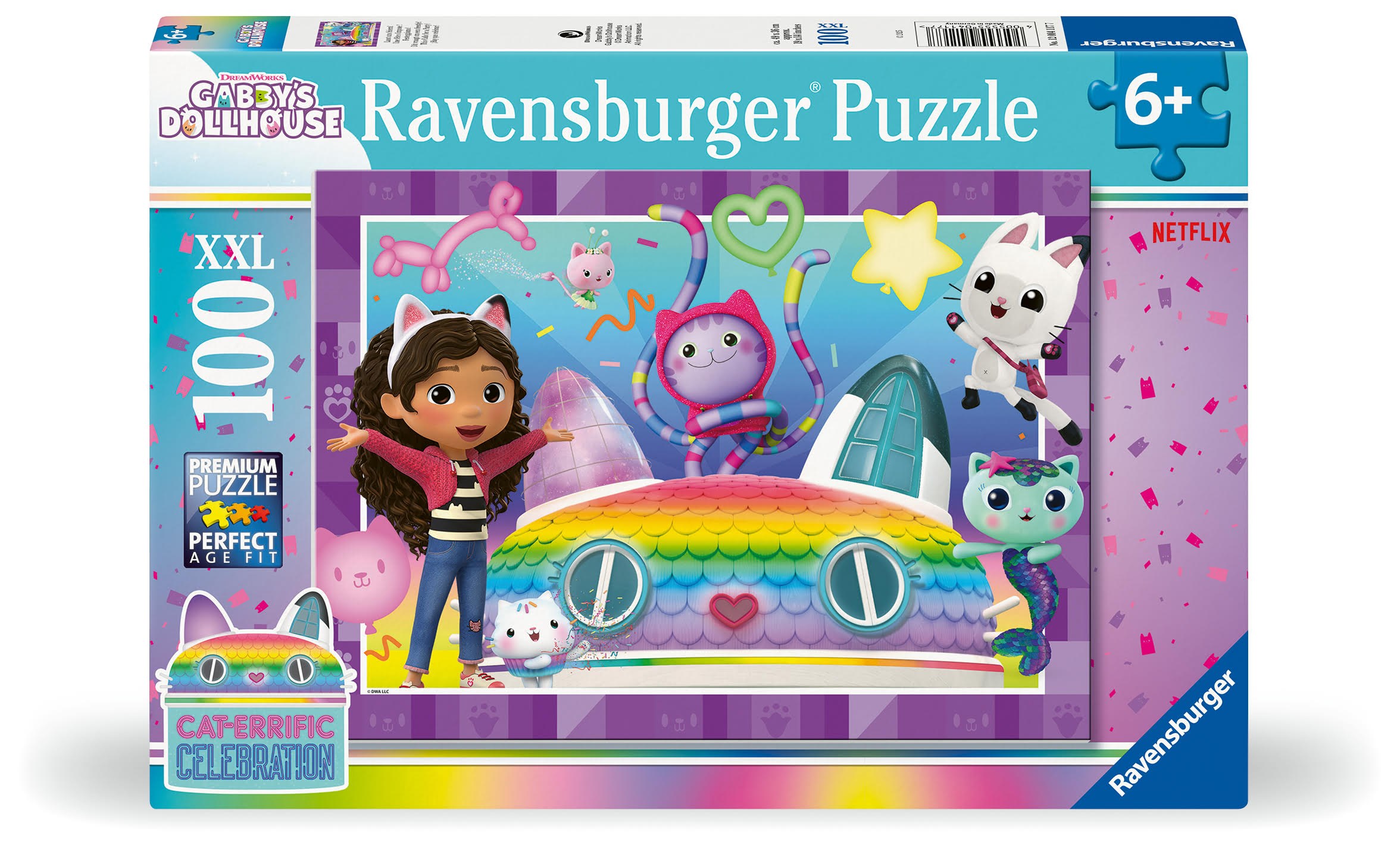 Ravensburger Gabby's Dollhouse 100 brikker XXL Puslespil 12004117