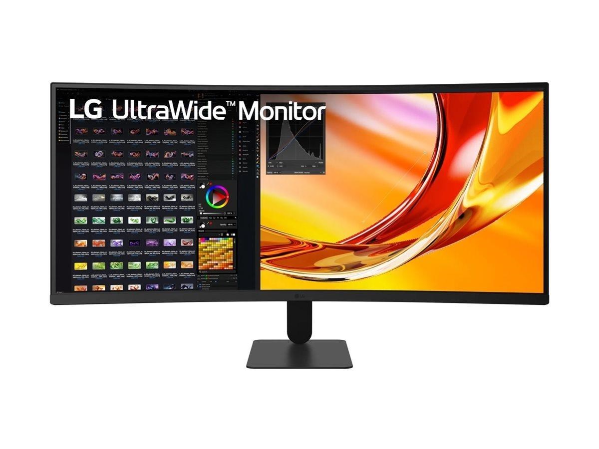 34" LG UltraWide 34U601B-B - LED monitor - Curved - HDR Computerskærm Black 34U601B-B.AEUQ