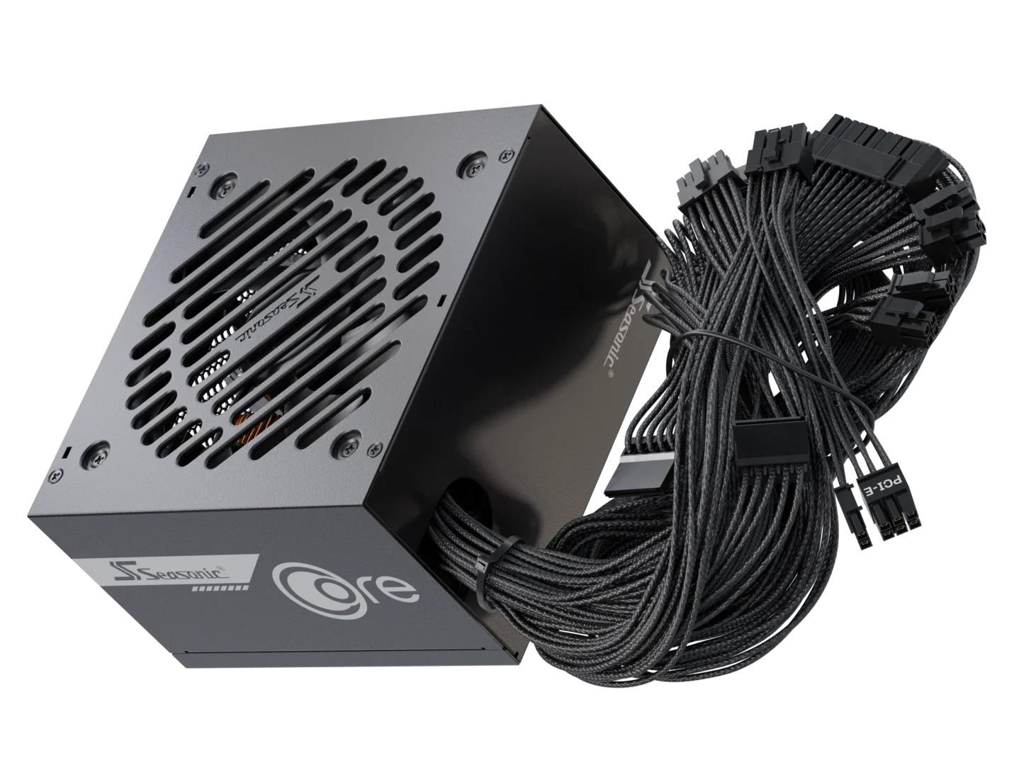 Seasonic CORE GC-750 Strømforsyning - 750 Watt - 120 mm - ATX 3.1 - 80 Plus Gold certified