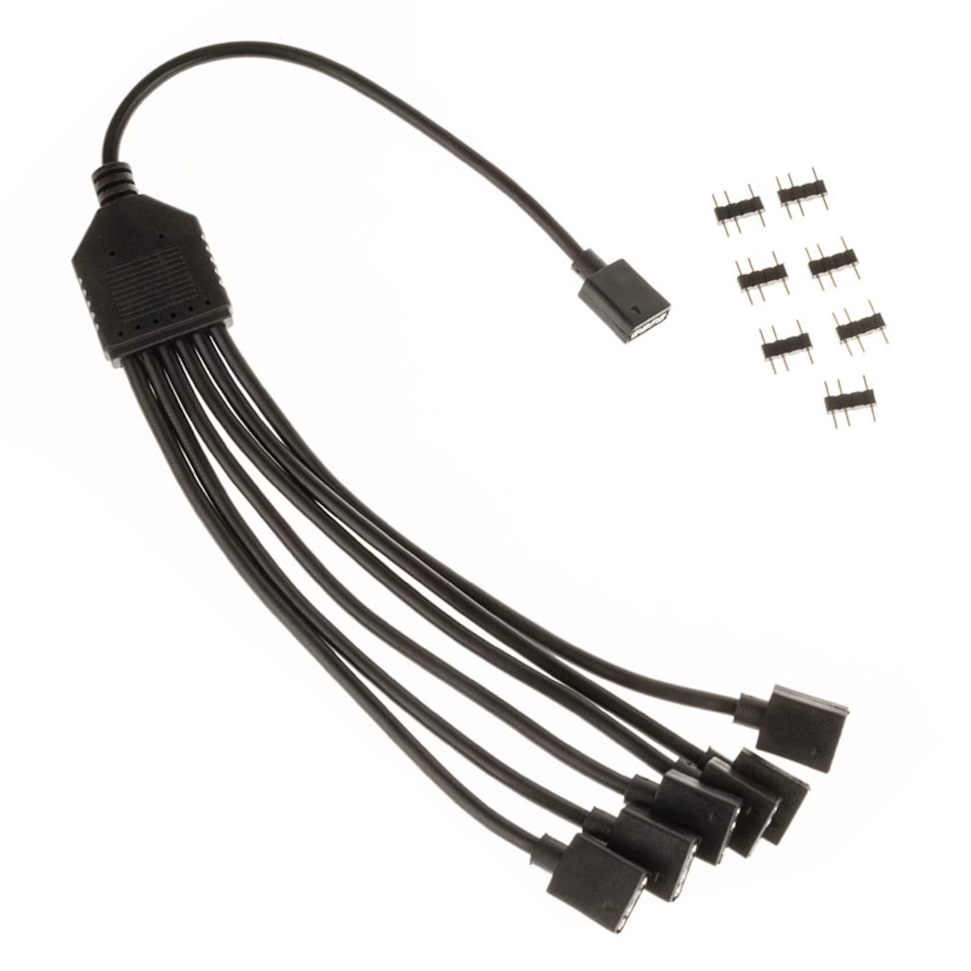 Kolink ARGB 1-6 Splitter Cable - 30cm Kabinet Tilbehør Sort PGW-AC-KOL-081