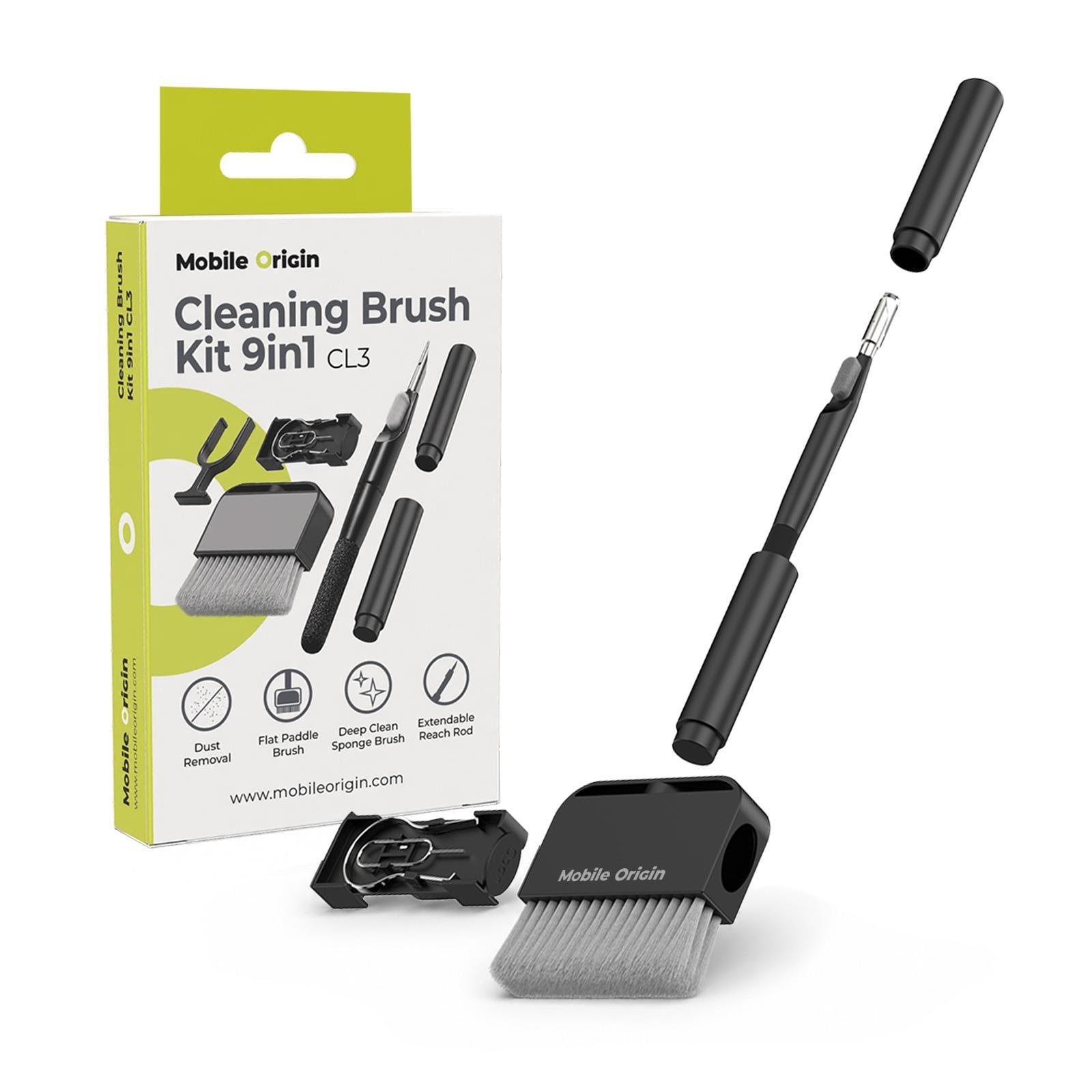 Mobile Origin CL3 Cleaning Brush Kit 9in1 Mobil Tilbehør MO-CFK-CL3