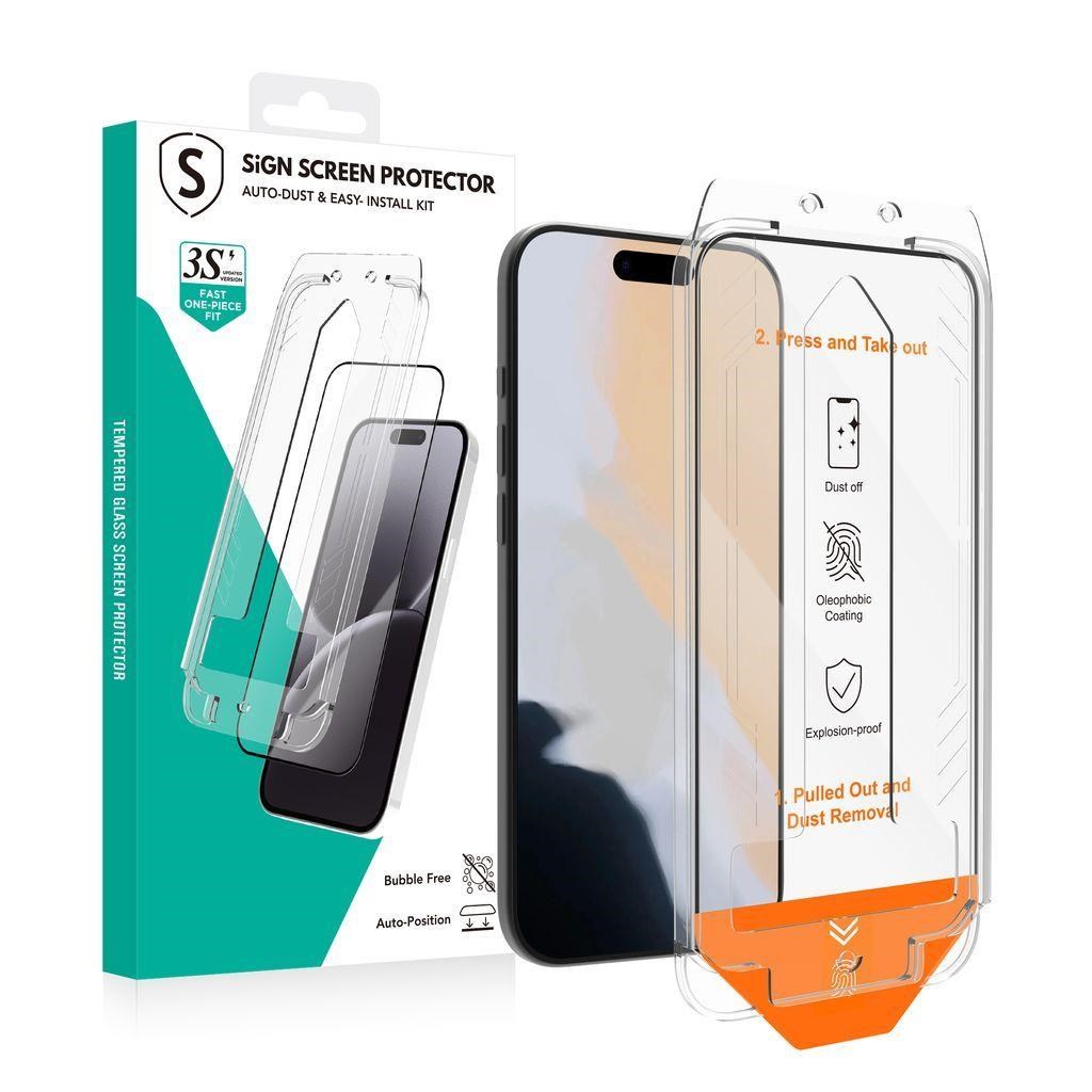 SiGN Screen Protector iPhone 18 Pro - EZ Apply with dust free applicator