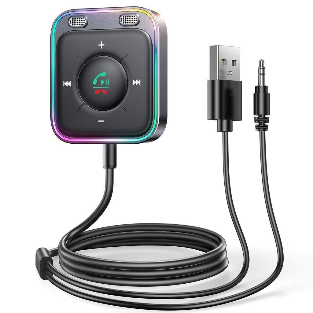 SiGN Aux Bluetooth Audio Adapter for Car - Black Mobil Tilbehør SN-CB3