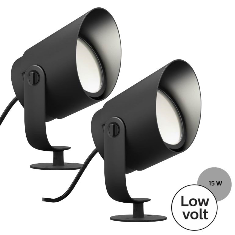 Philips Hue Outdoor Lily XL Spike Spot - Udvidelsespakke 2-pak Smart Home 915005842601x2