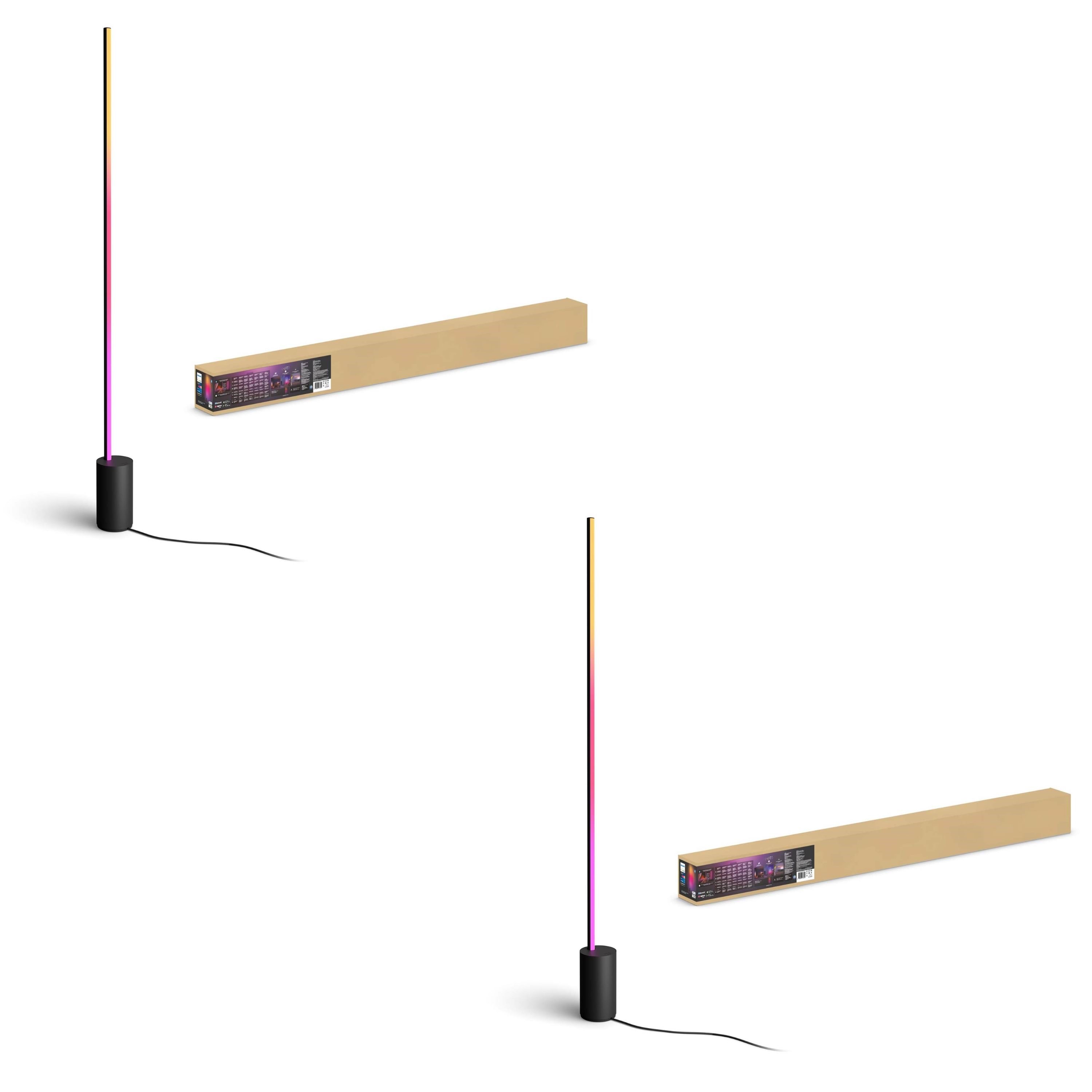 Philips Hue Gradient Signe Floor - Sort 2-pak Smart Home 8500660