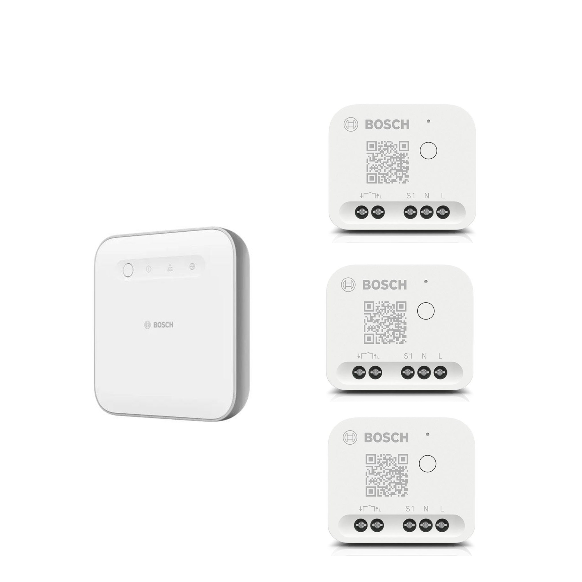 Bosch Smart Home styreenhed II + Relæ (3-pak) Smart Home 8500794
