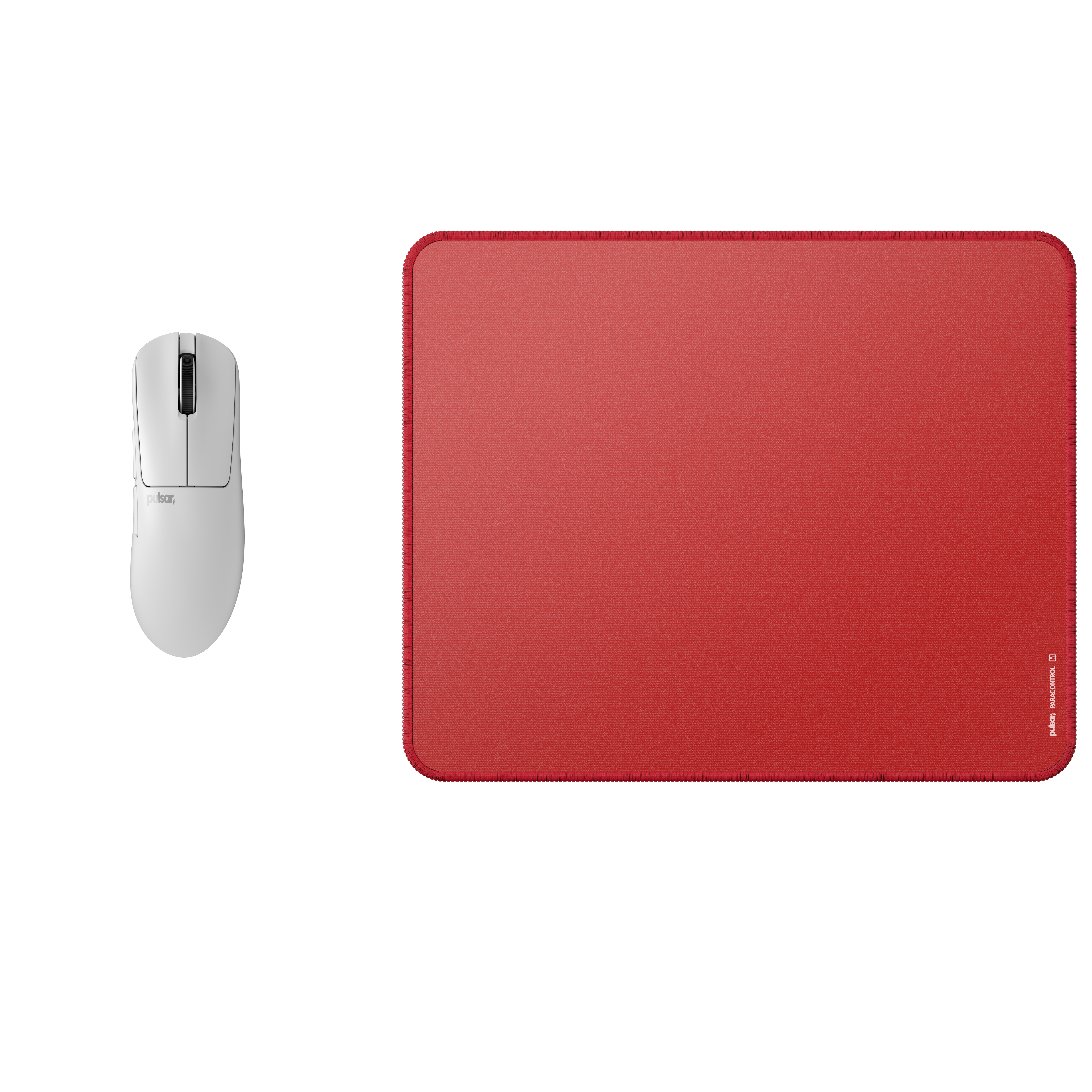 Pulsar Bundle - Xlite V4 Mini White + ParaControl Medium v2 Mousepad - Gaming Mus - Optisk - 6 knapper - Hvid