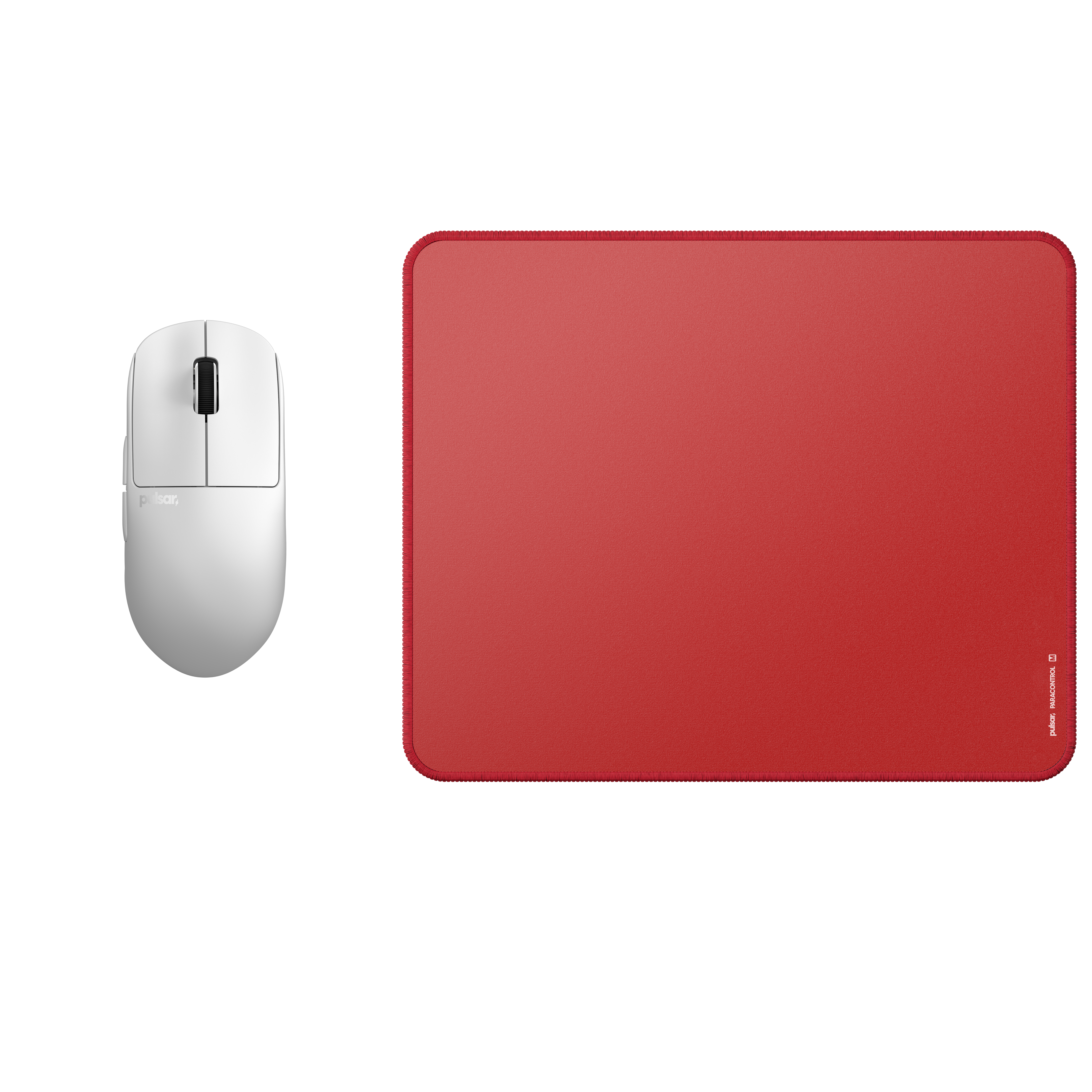 Pulsar Bundle - X2H v3 Mini White + ParaControl Medium v2 Mousepad - Gaming Mus - Optisk - 6 knapper - Hvid