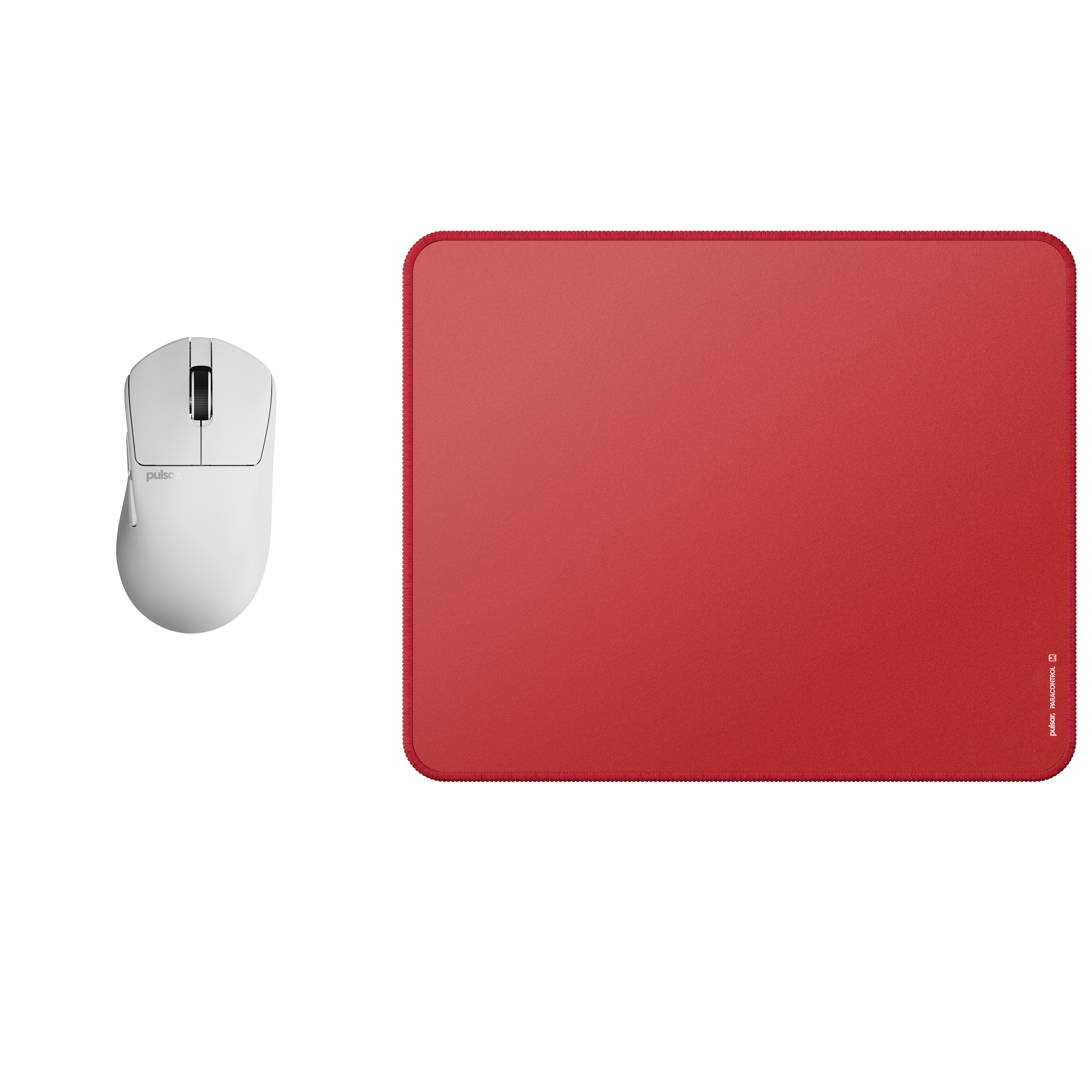 Pulsar Bundle - X3 Mini White + ParaControl Medium v2 Mousepad - Gaming Mus - Optisk - 6 knapper - Hvid Mus 8501024