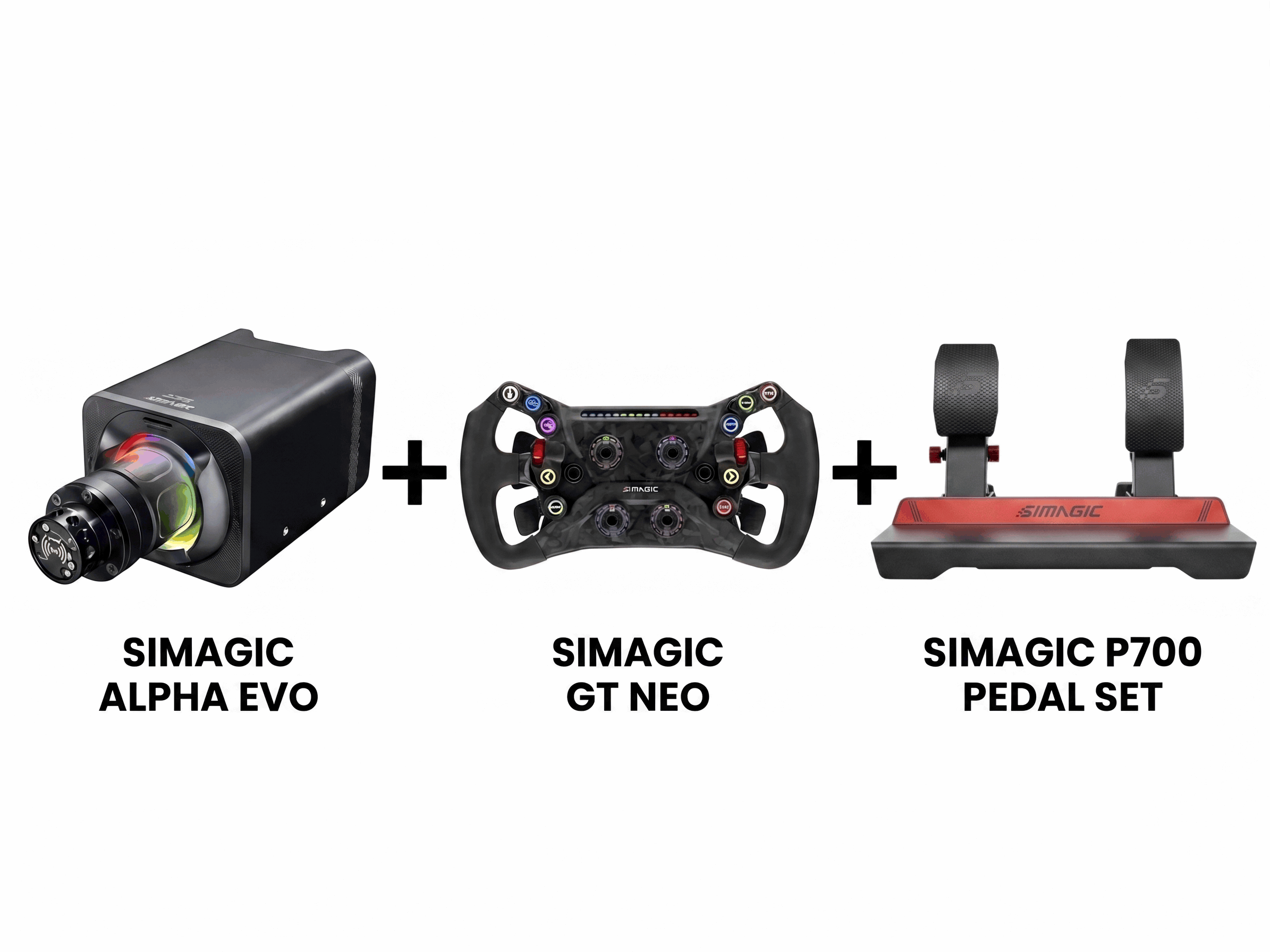 Simagic Alpha Evo Sport + GT NEO + P700 - Simracing Bundles