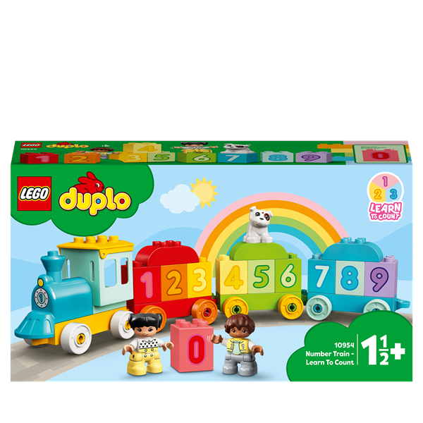 LEGO DUPLO My First Tog med tal  lær at tælle