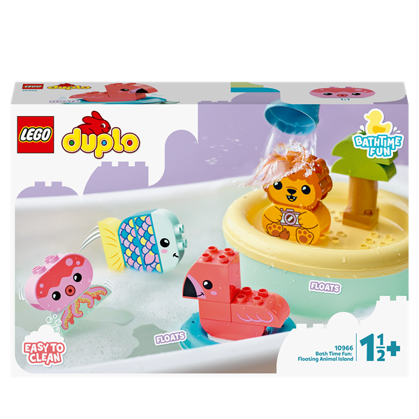 Bath Time Fun: Floating Animal Island