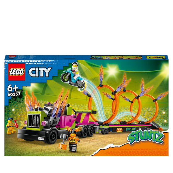 Stunttruck og ildringe-udfordring