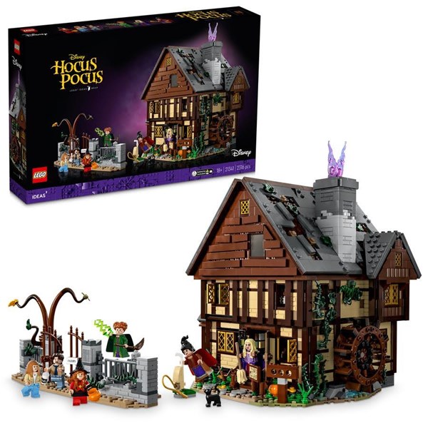 Lego Ideas Disney Hocus Pocus - Sanderson Søstrenes Hytte