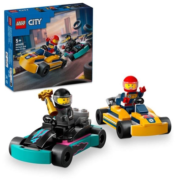 LEGO City Great Vehicles Gokarts og racerkørere