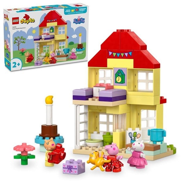 LEGO DUPLO Peppa Pig Gurli Gris' fødselsdagshus