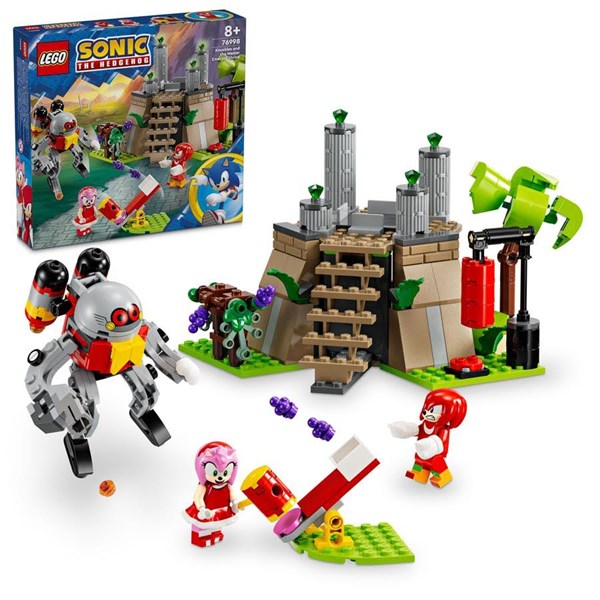 Lego Sonic - Knuckles Og Master Emerald Templet