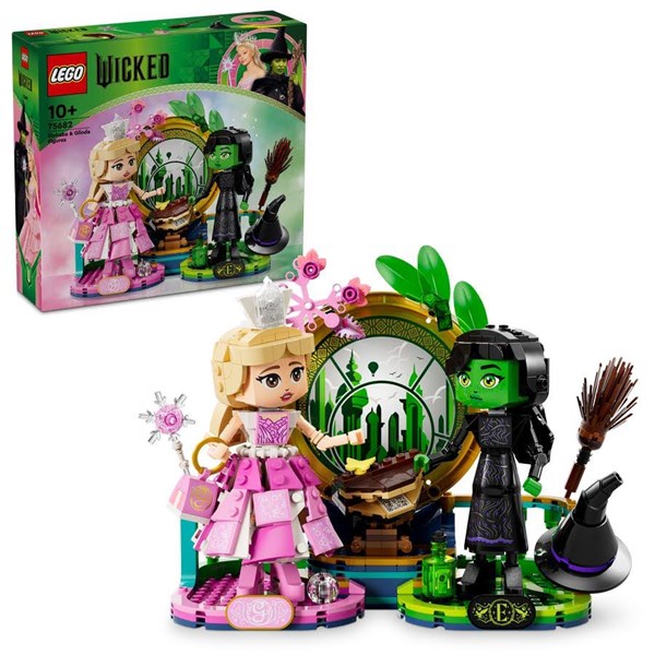 Lego Wicked - Figurer Af Elphaba Og Glinda