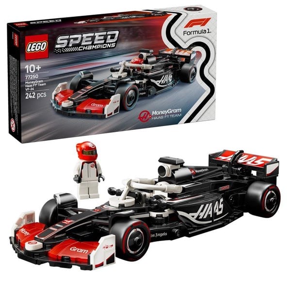 Lego Speed Champions - Moneygram Haas F1 Team Vf - 24 Racerbil