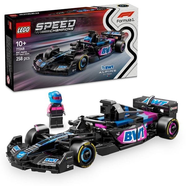 LEGO Speed Champions BWT Alpine F1® Team A524-racerbil