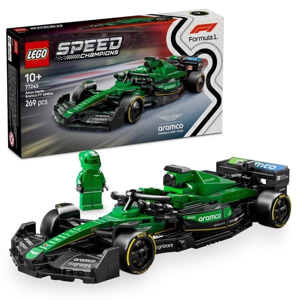 Lego Speed Champions - Aston Martin Aramco F1 Amr24 Racerbil