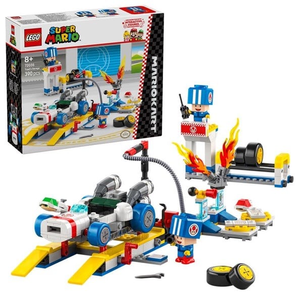 Lego Super Mario - Mario Kart - Toads Garage