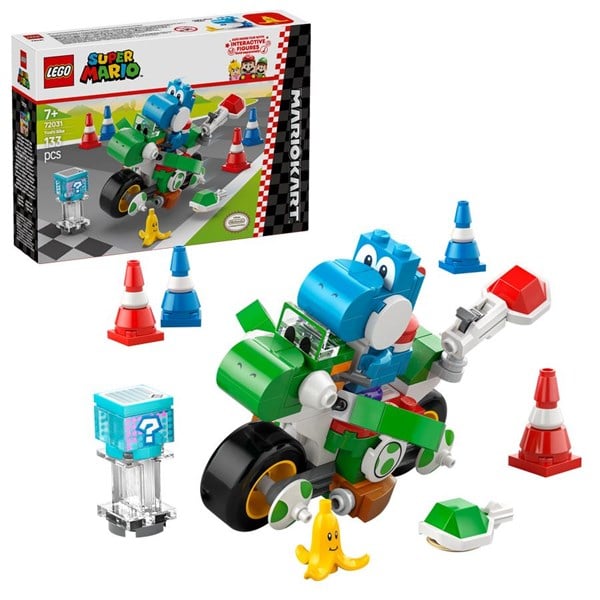 Lego Super Mario - Mario Kart - Yoshi Bike