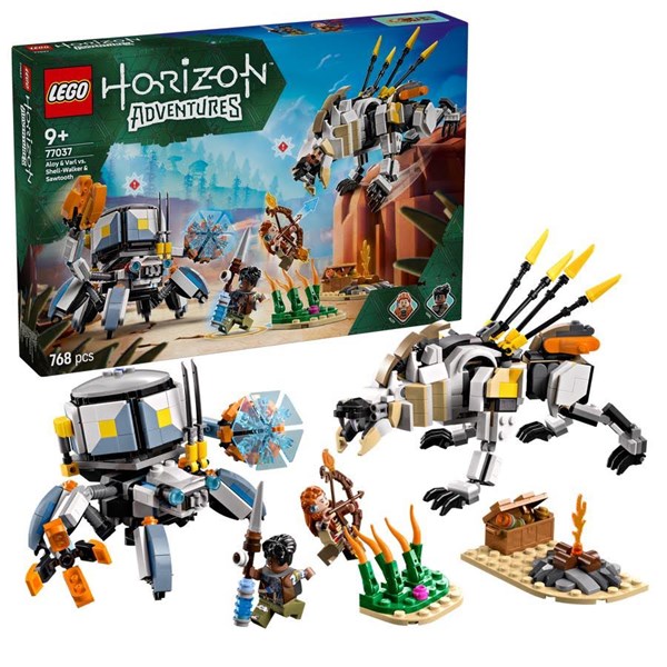 LEGO Horizon Aloy og Varl mod skjoldgænger og savtand