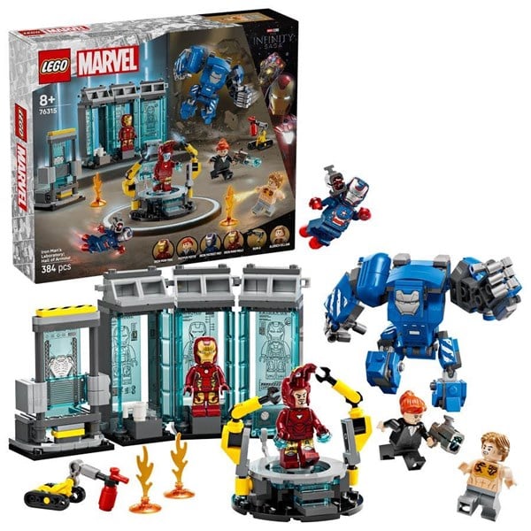 Lego Marvel Infinity Saga - Iron Mans Laboratorium - Dragtgalleriet