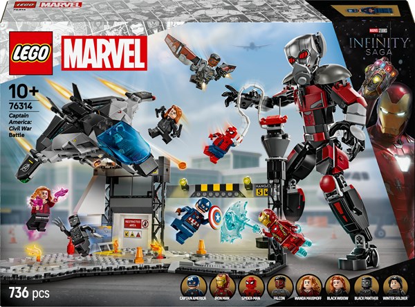 Lego Marvel - Captain America - Civil War Actionkamp