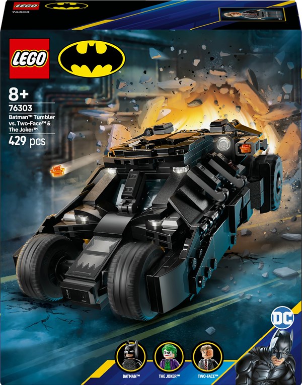 LEGO Super Heroes DC Batmans Tumbler mod Two-Face og Jokeren