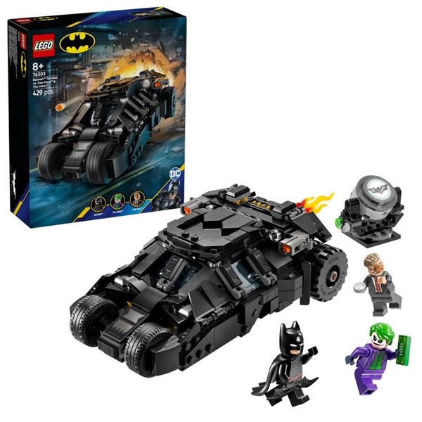 LEGO Super Heroes DC Batmans Tumbler mod Two-Face og Jokeren
