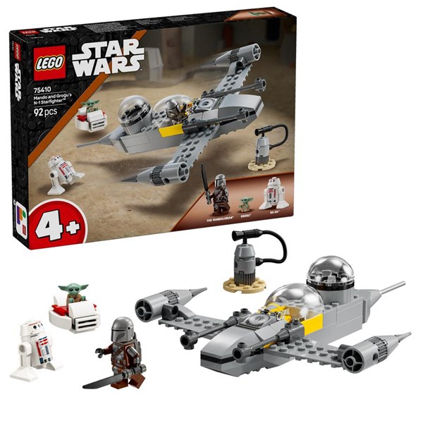 Lego Star Wars - Mando Og Grogus N - 1 Stjernejager