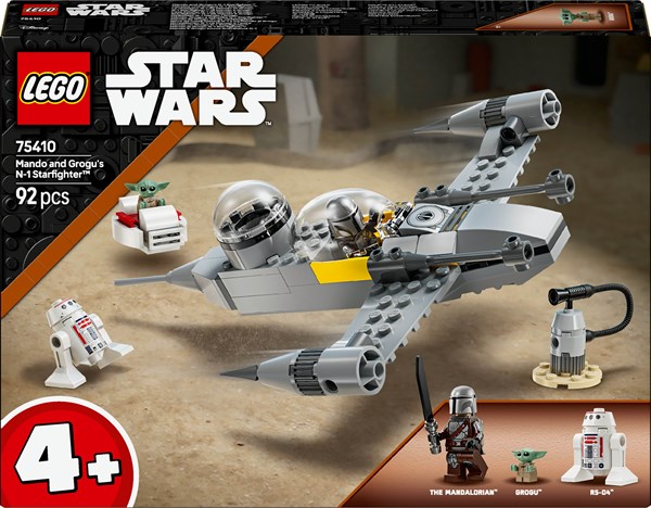 Lego Star Wars - Mando Og Grogus N - 1 Stjernejager