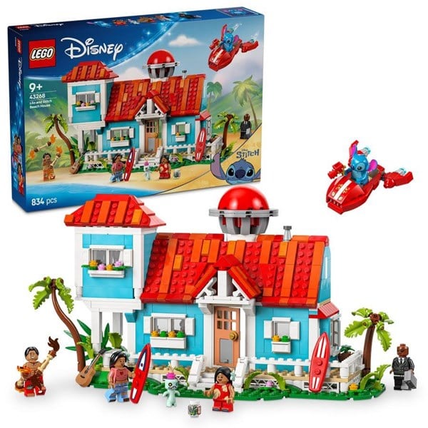Lego Disney - Strandhuset Fra Lilo Og Stitch