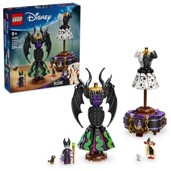 Lego Disney - Maleficents Og Cruella De Vils Kjoler