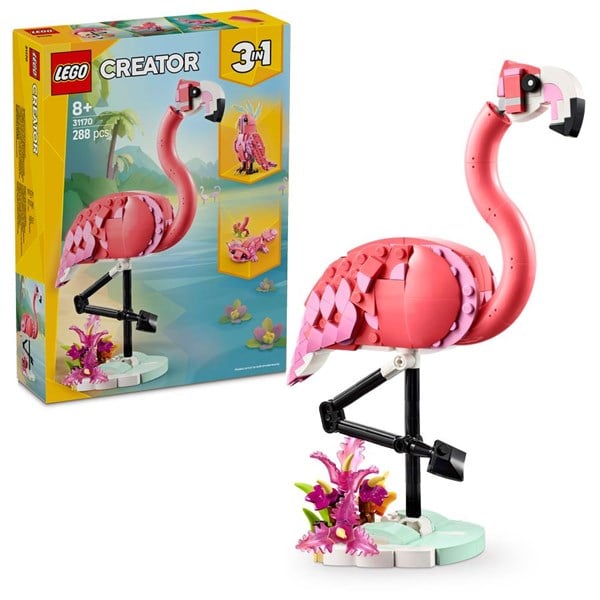 Lego Creator 3 - in - 1 - Vilde Dyr - Pink Flamingo