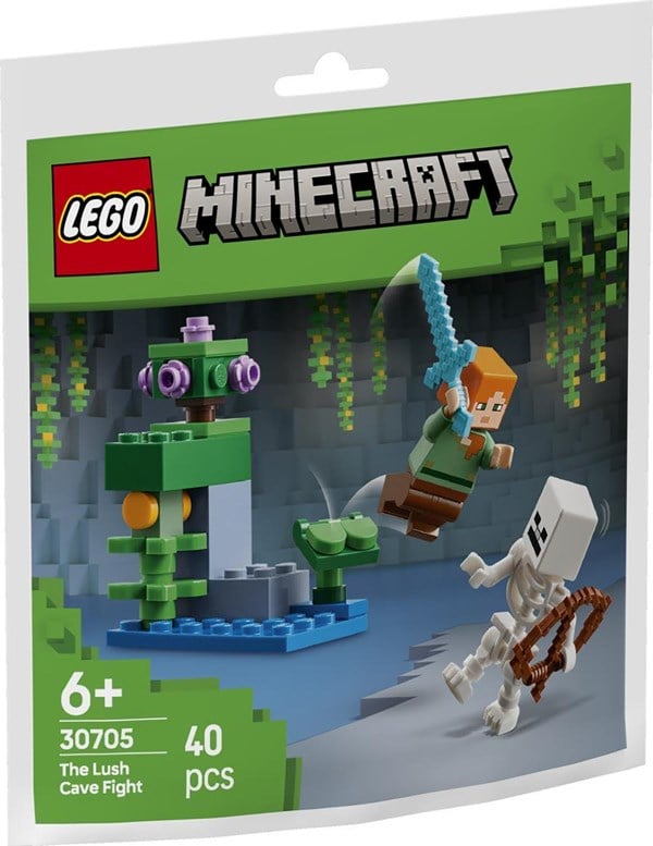 LEGO Minecraft Kampen i den frodige hule